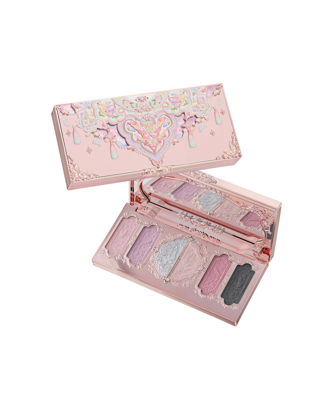 Butterfly Cloud Collar Embossed Six-Color Makeup Palette (Bundle)