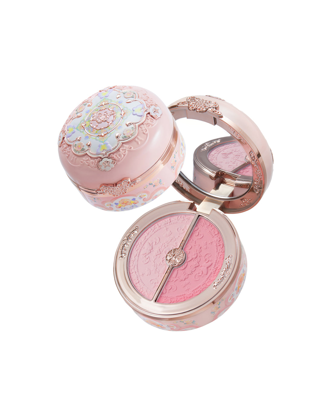 Butterfly Cloud Collar Rouge Box Highlighting & Blush Duo Powder (Bundle)