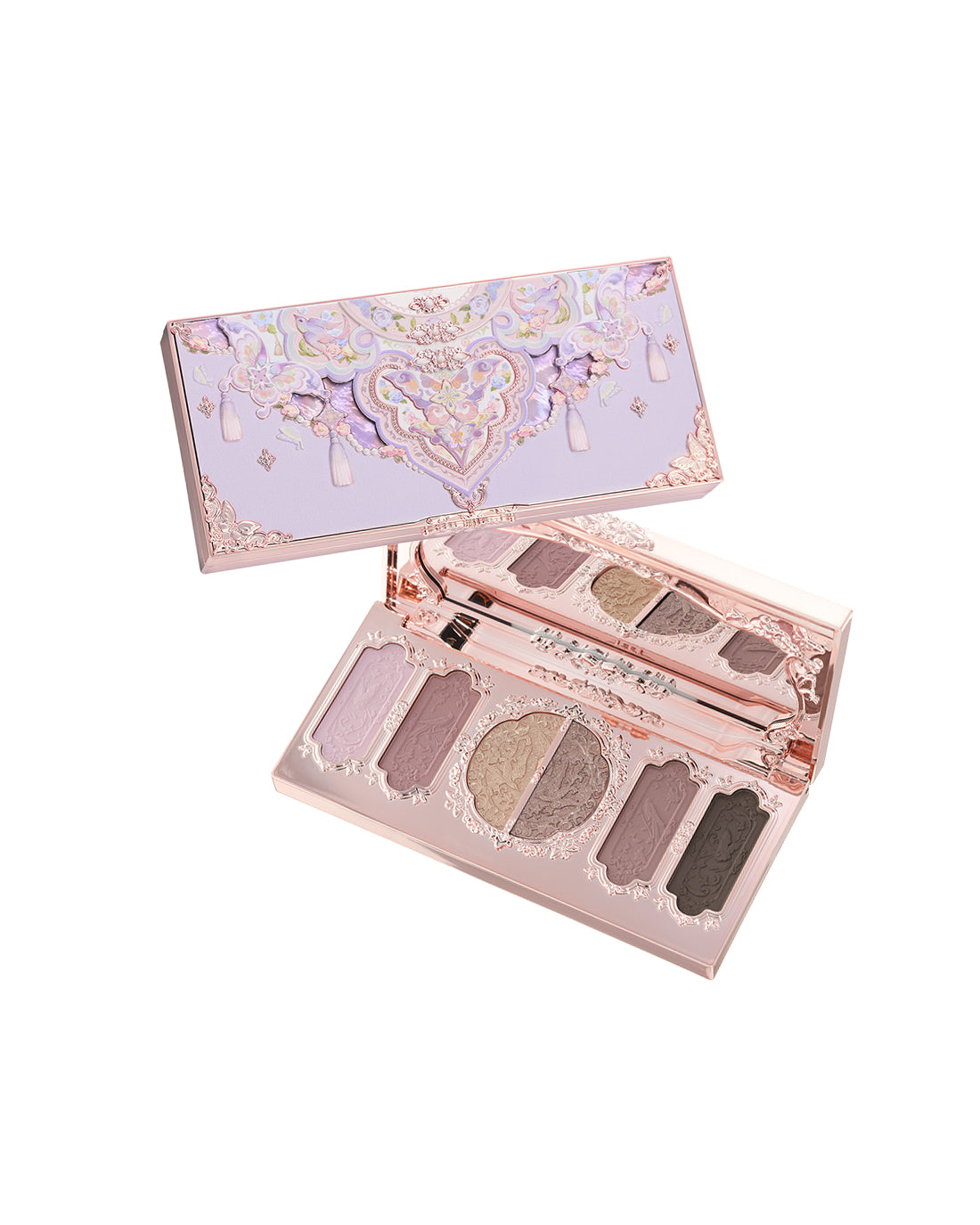 Butterfly Cloud Collar Embossed Six-Color Makeup Palette (Bundle)