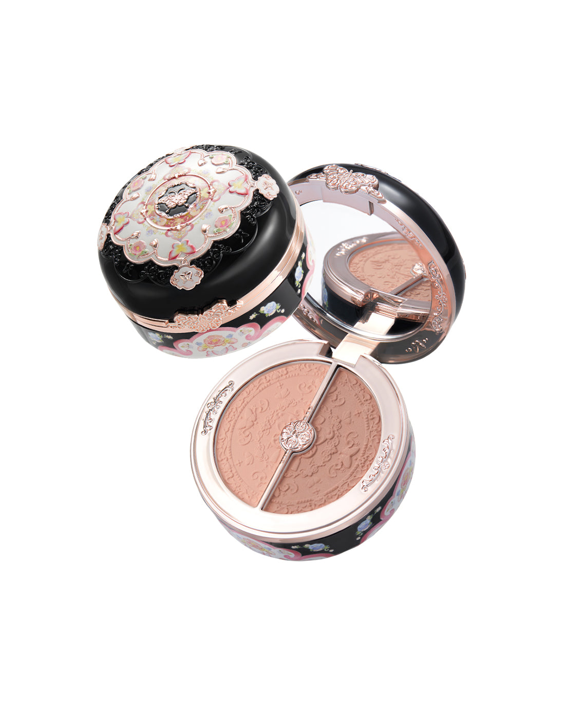 Butterfly Cloud Collar Rouge Box Highlighting & Blush Duo Powder (Bundle)