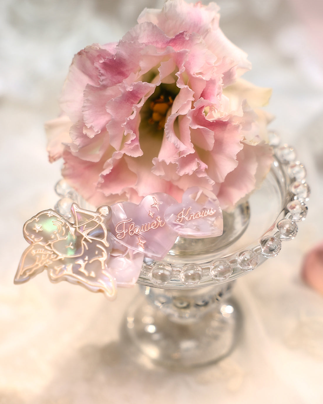 Violet Strawberry Rococo Hair Clip