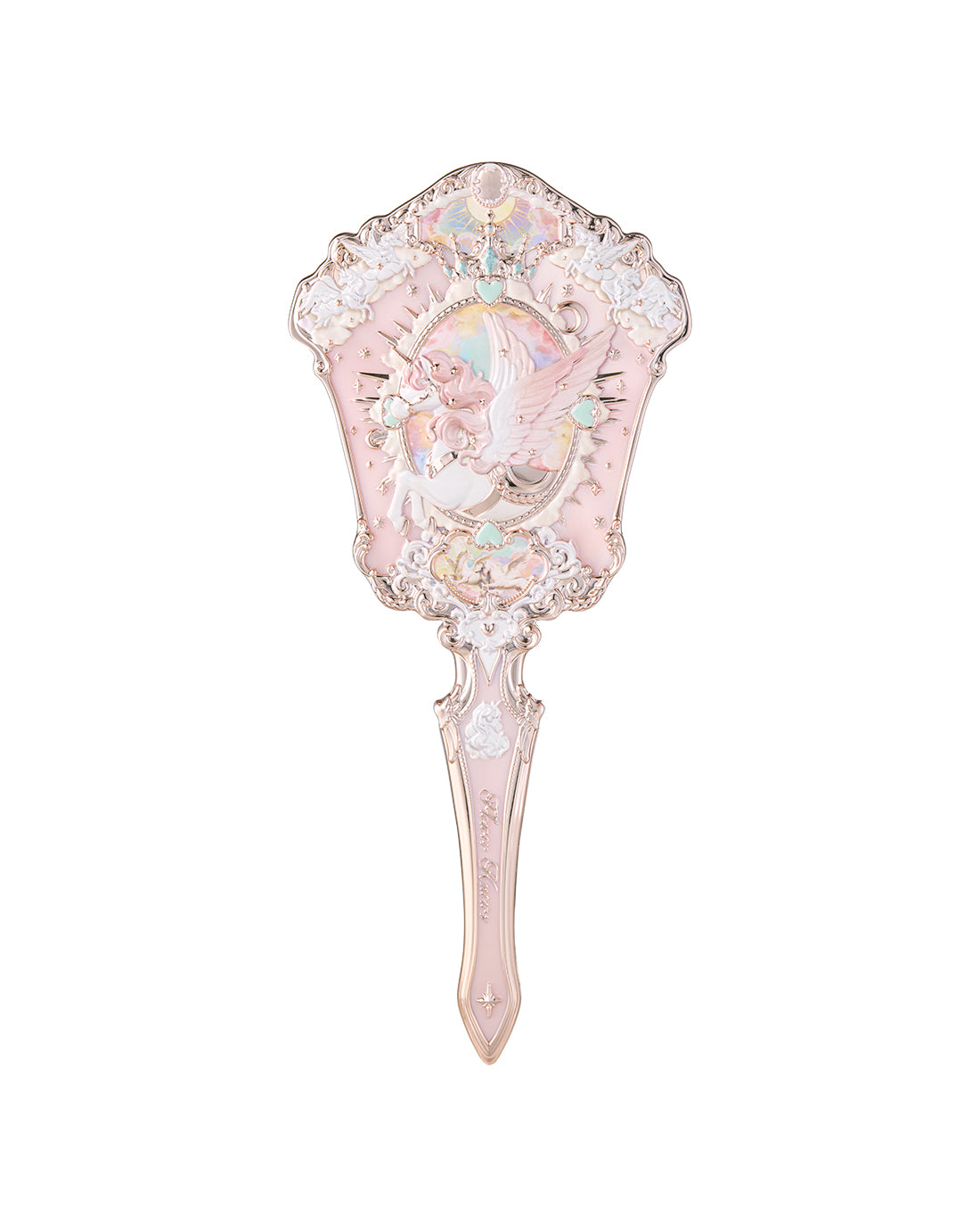 Knight Unicorn Hand Mirror (Bundle), Cloud White