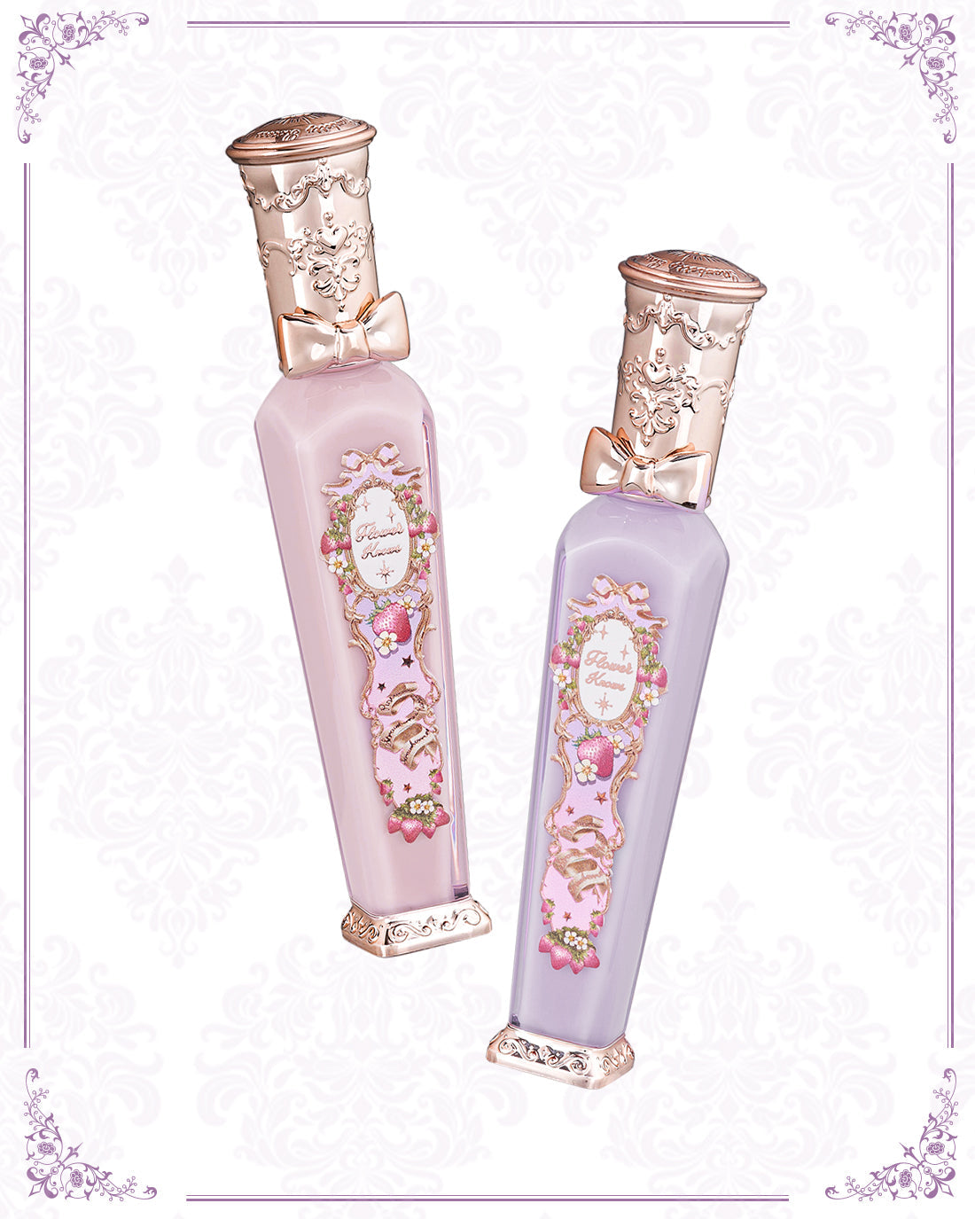 Violet Strawberry Rococo Glowy Lip Gloss 2 (Bundle)