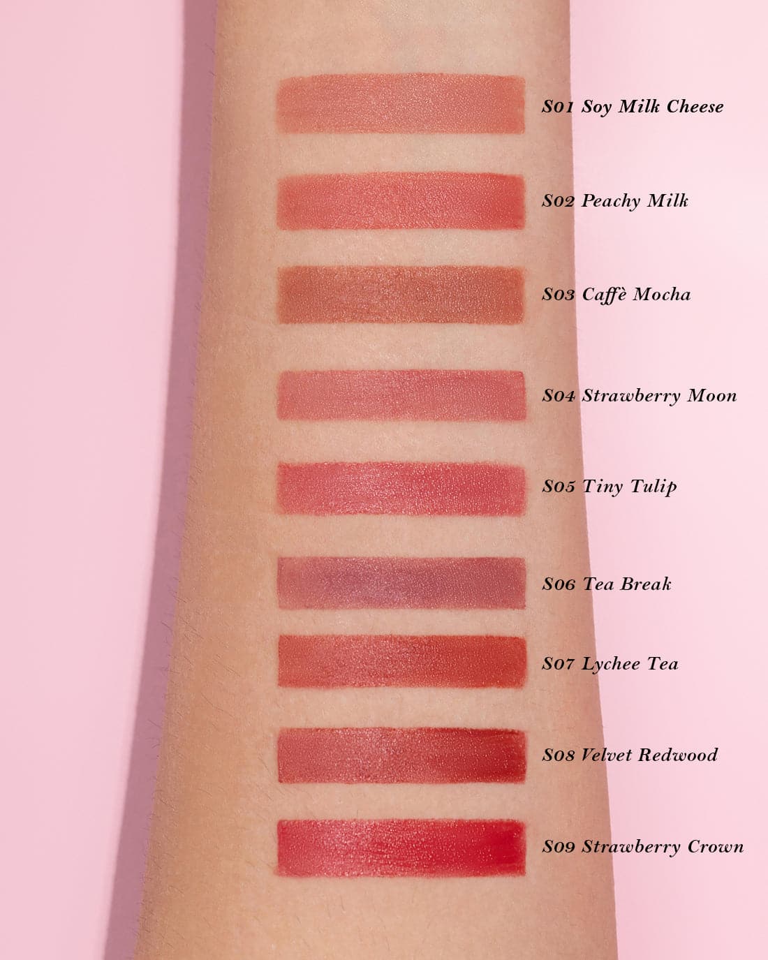 Creamy Strawberry Trio Lip Set
