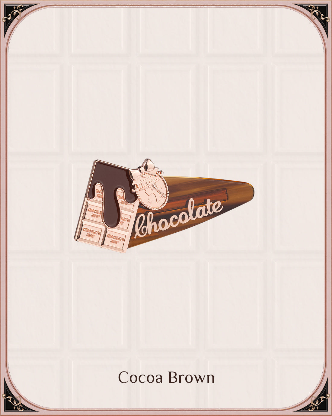 Chocolate Wonder-Shop Barrette