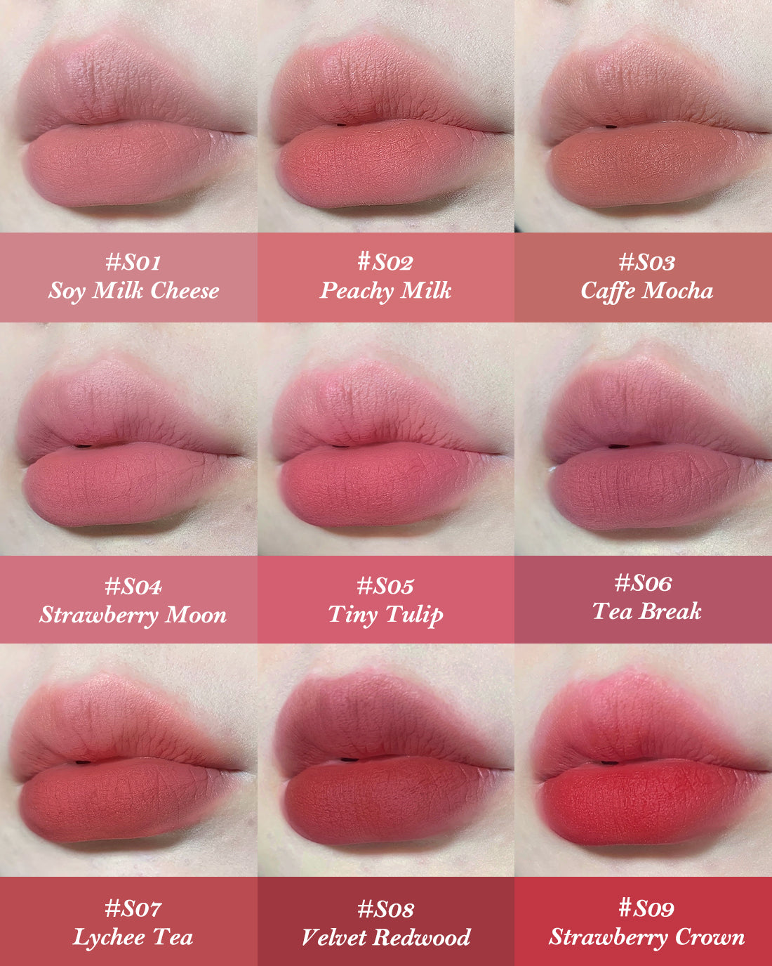Creamy Strawberry Trio Lip Set