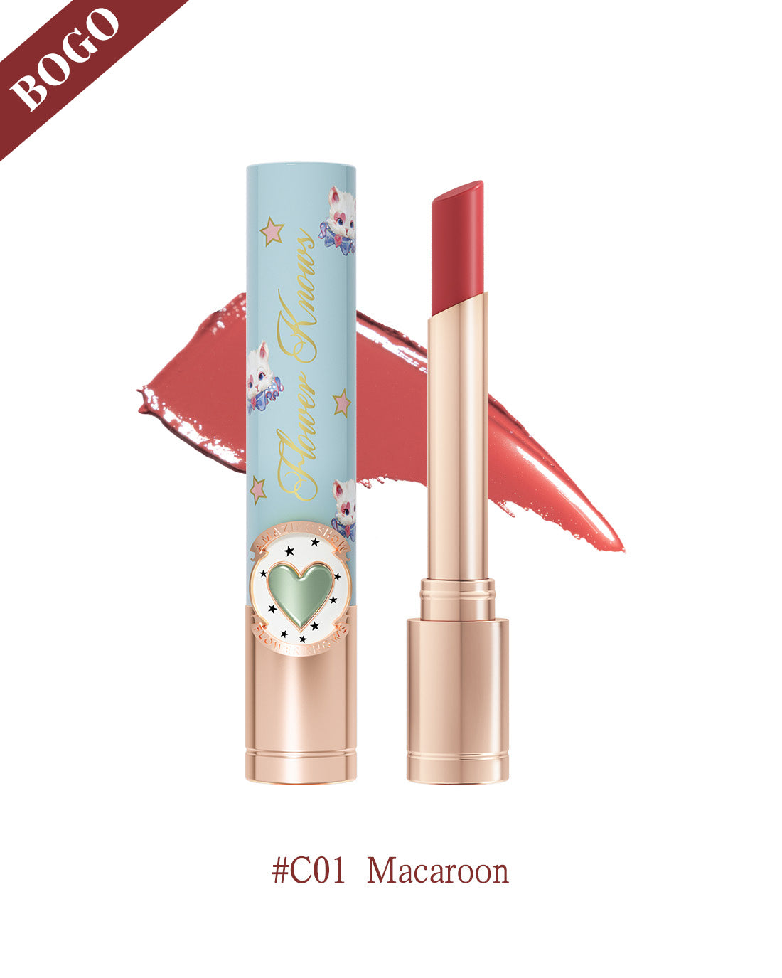 Flower Knows Circus Satin Lipstick - Macaroon 2G