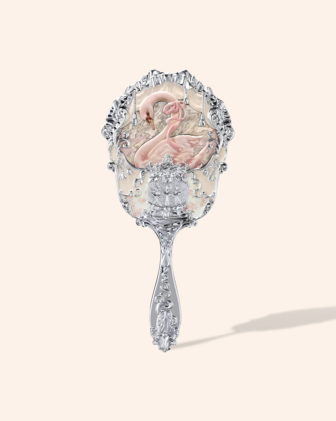 Swan Ballet Hand Mirror