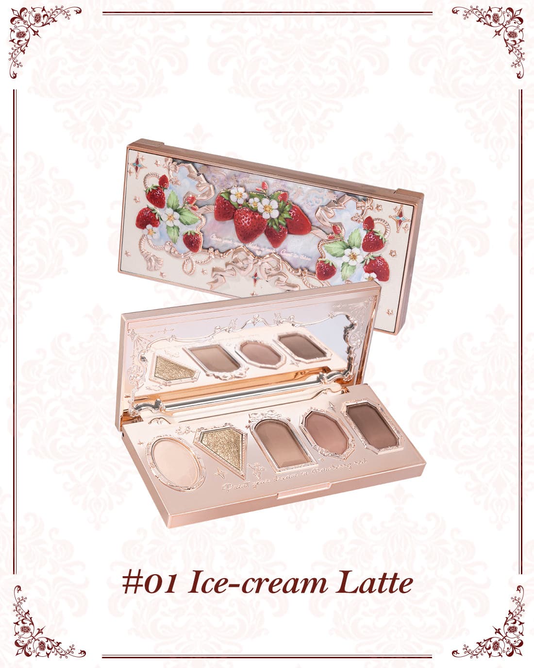 Strawberry Rococo 5 Color Eyeshadow Palette