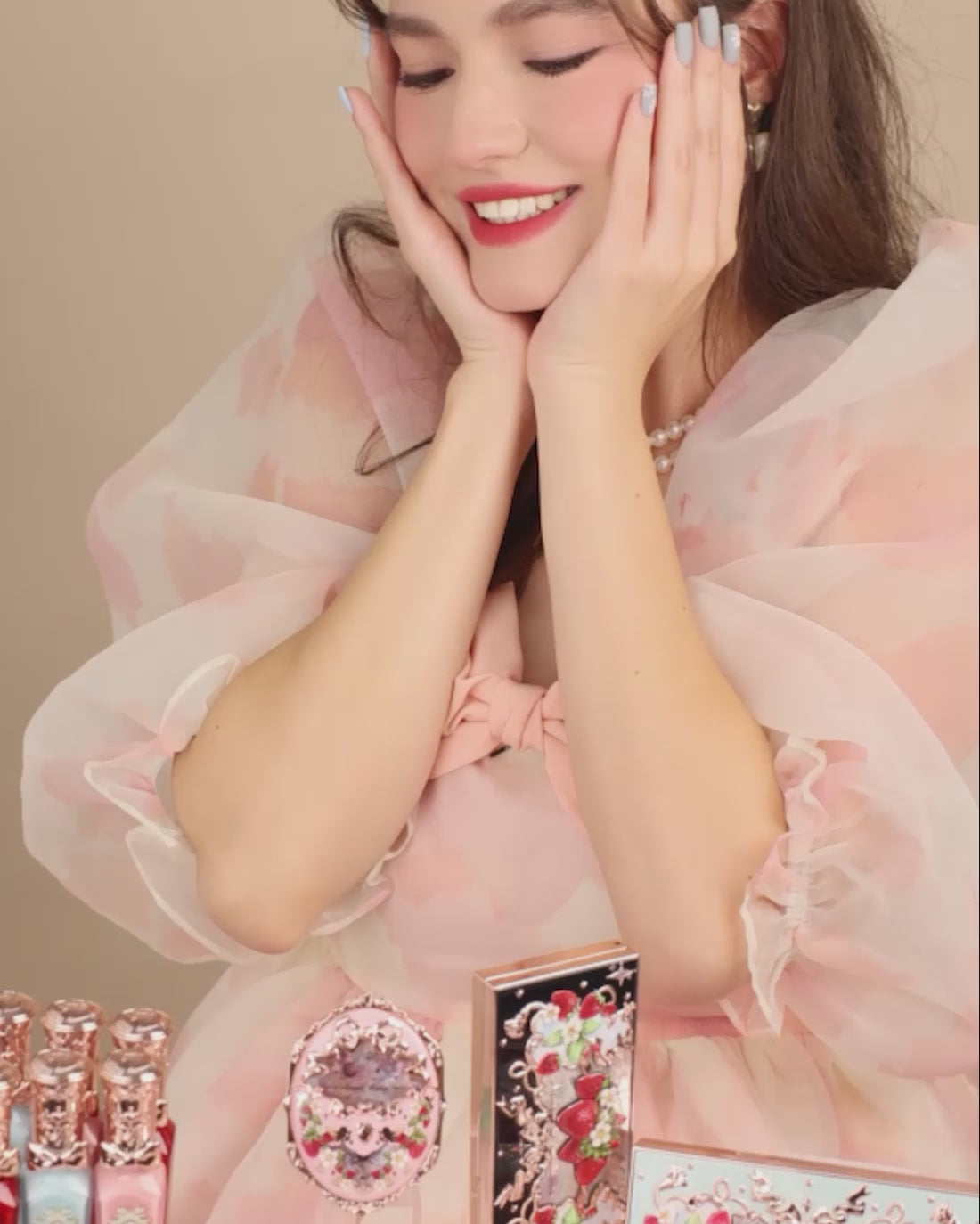 Strawberry Rococo Barrette