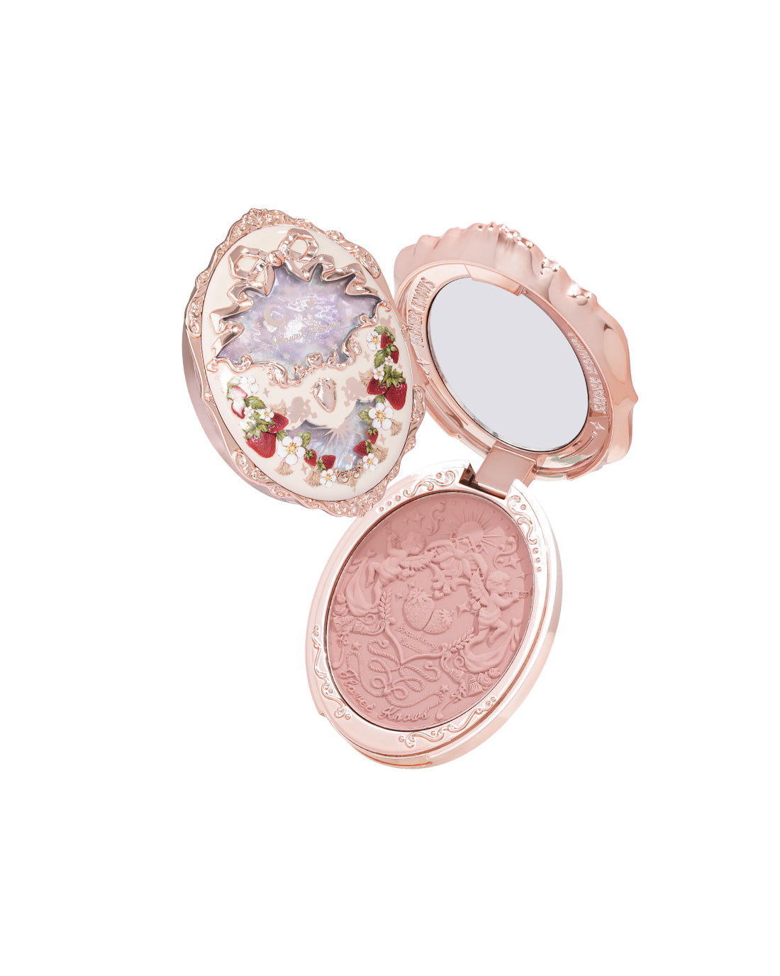 Strawberry Rococo Embossed Blush