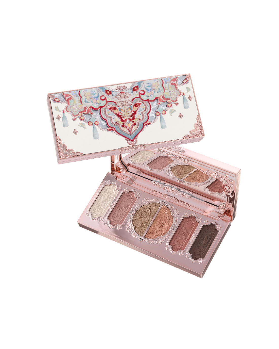 Butterfly Cloud Collar Embossed Six-Color Makeup Palette