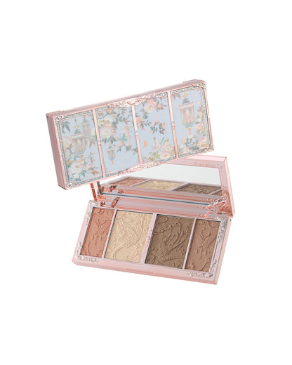 Butterfly Cloud Collar Embossed Highlight &amp; Contour Palette