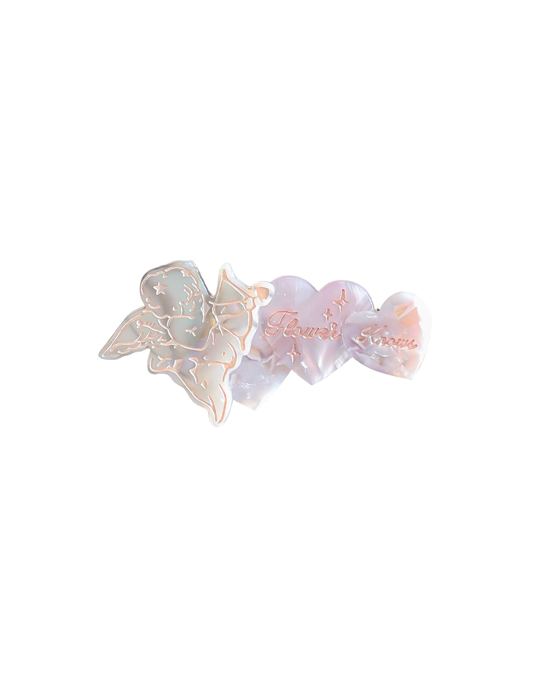 Violet Strawberry Rococo Hair Clip