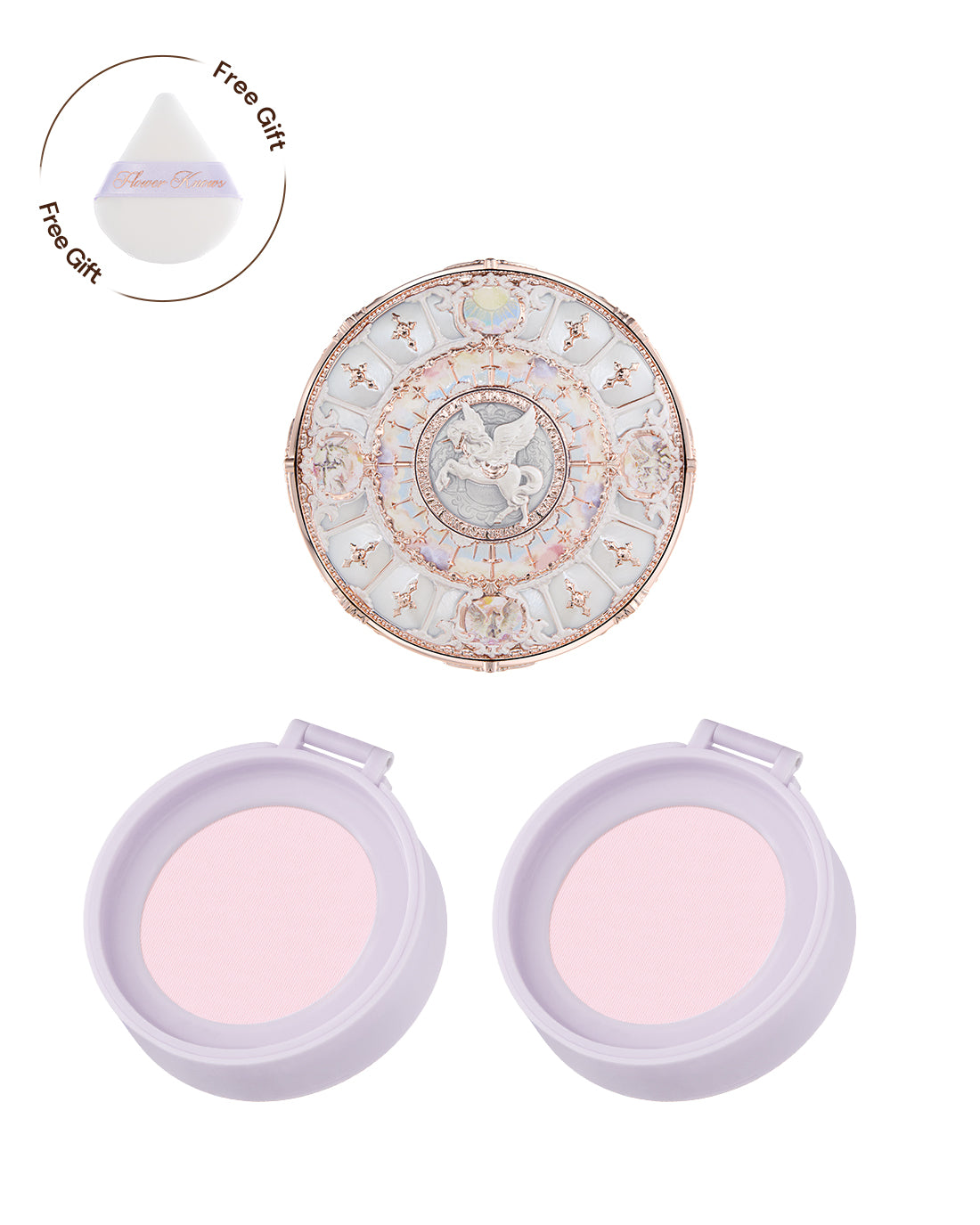 Knight Unicorn Cloud Loose Setting Powder (with 2 Refills)
