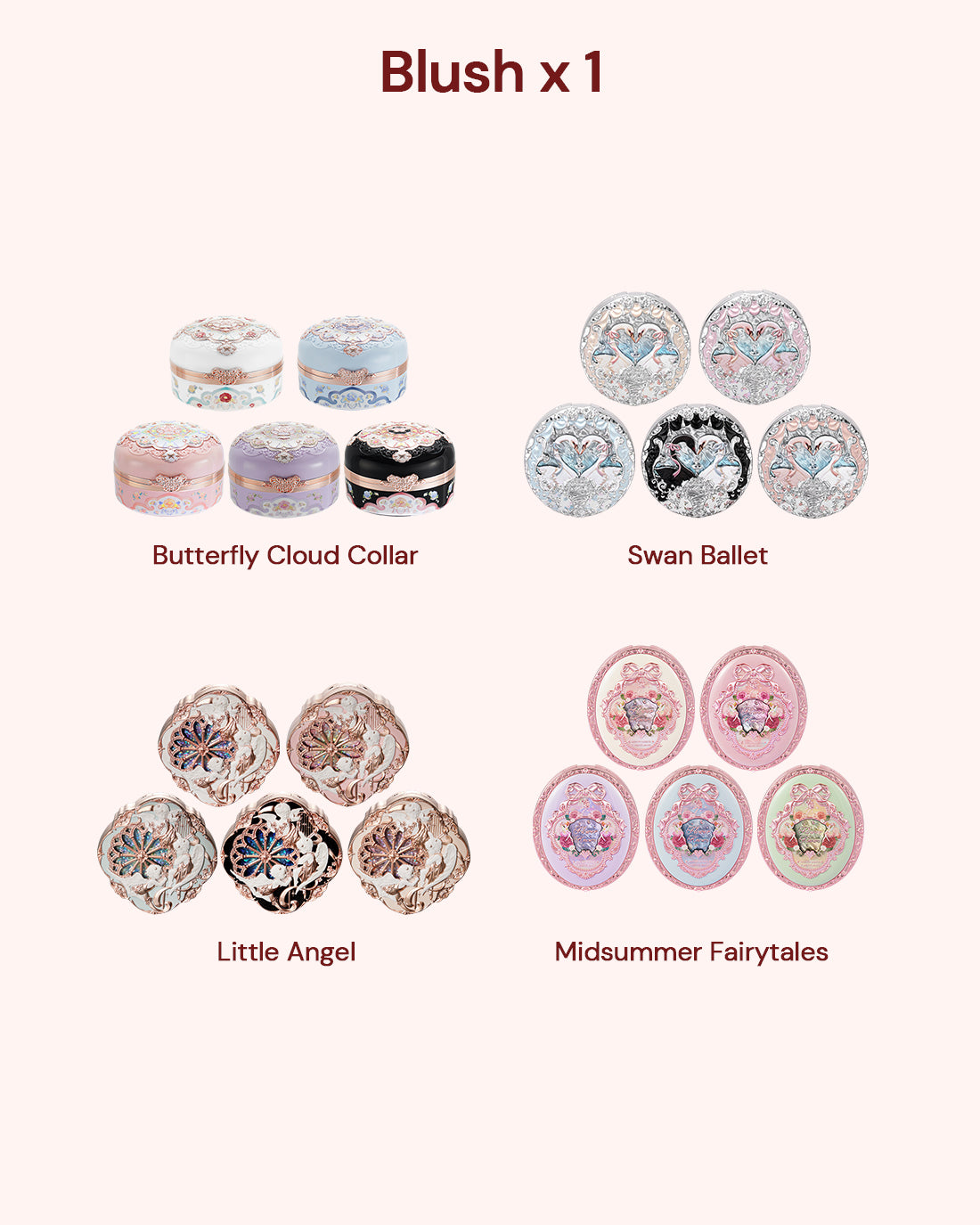Collection of blush products in single mystery pick 