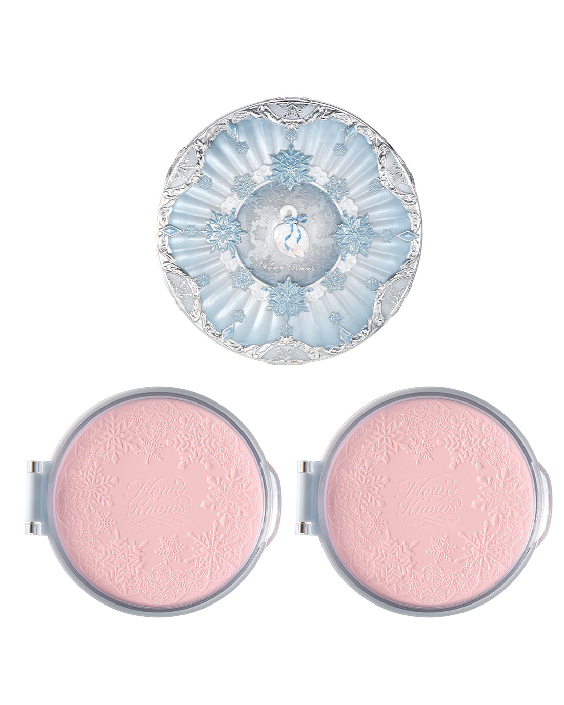 Snow Ballet Serum-Infused Pressed Powder (with 2 Refills)