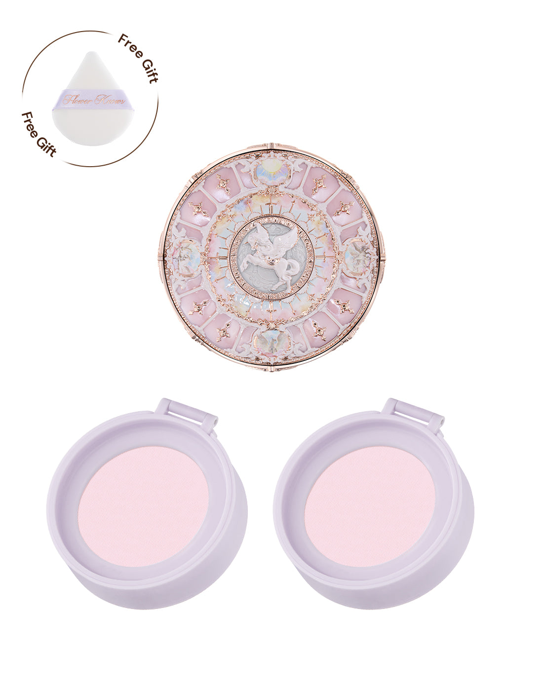 Knight Unicorn Cloud Loose Setting Powder (with 2 Refills)
