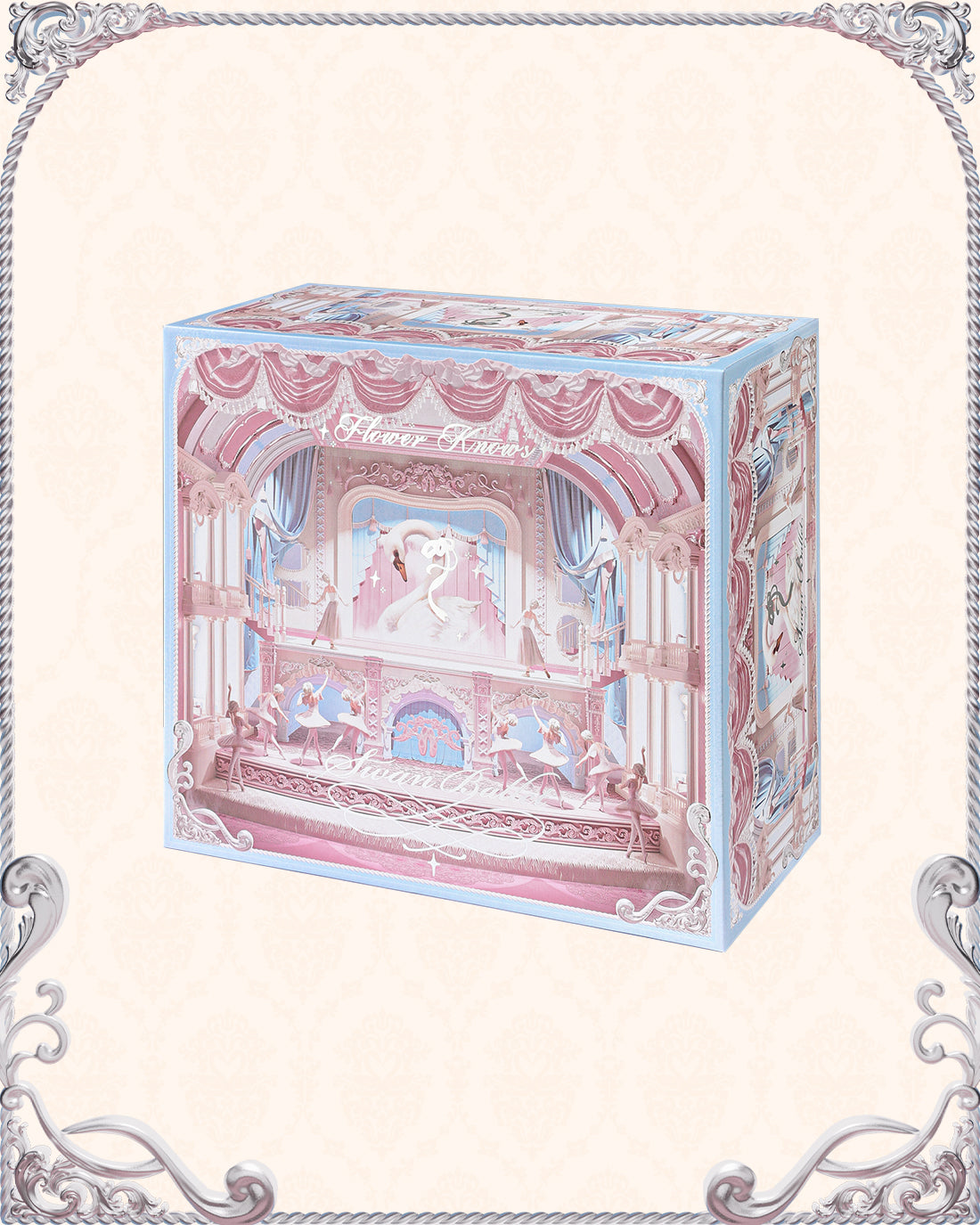 Swan Ballet Gift Wrapping Box - Empty