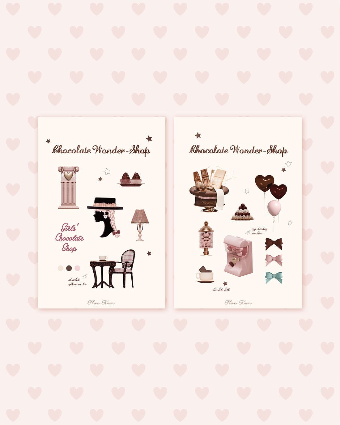 Chocolate Wonder-Shop Series Sticker Pack
