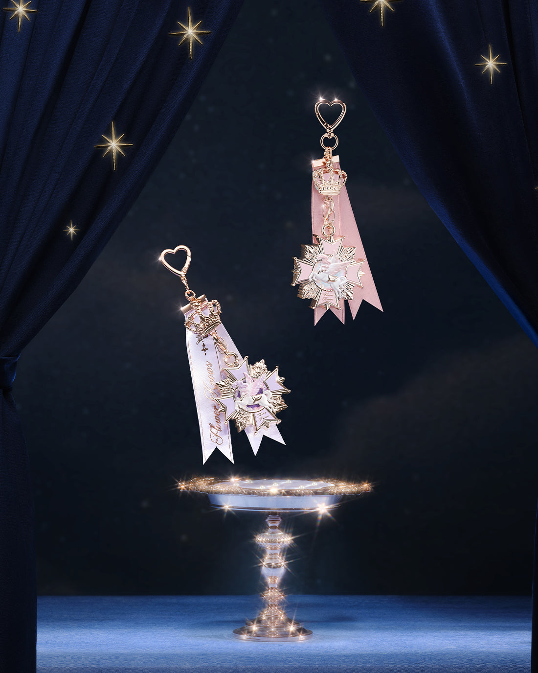Knight Unicorn Eyeshadow Palette &amp; Charm