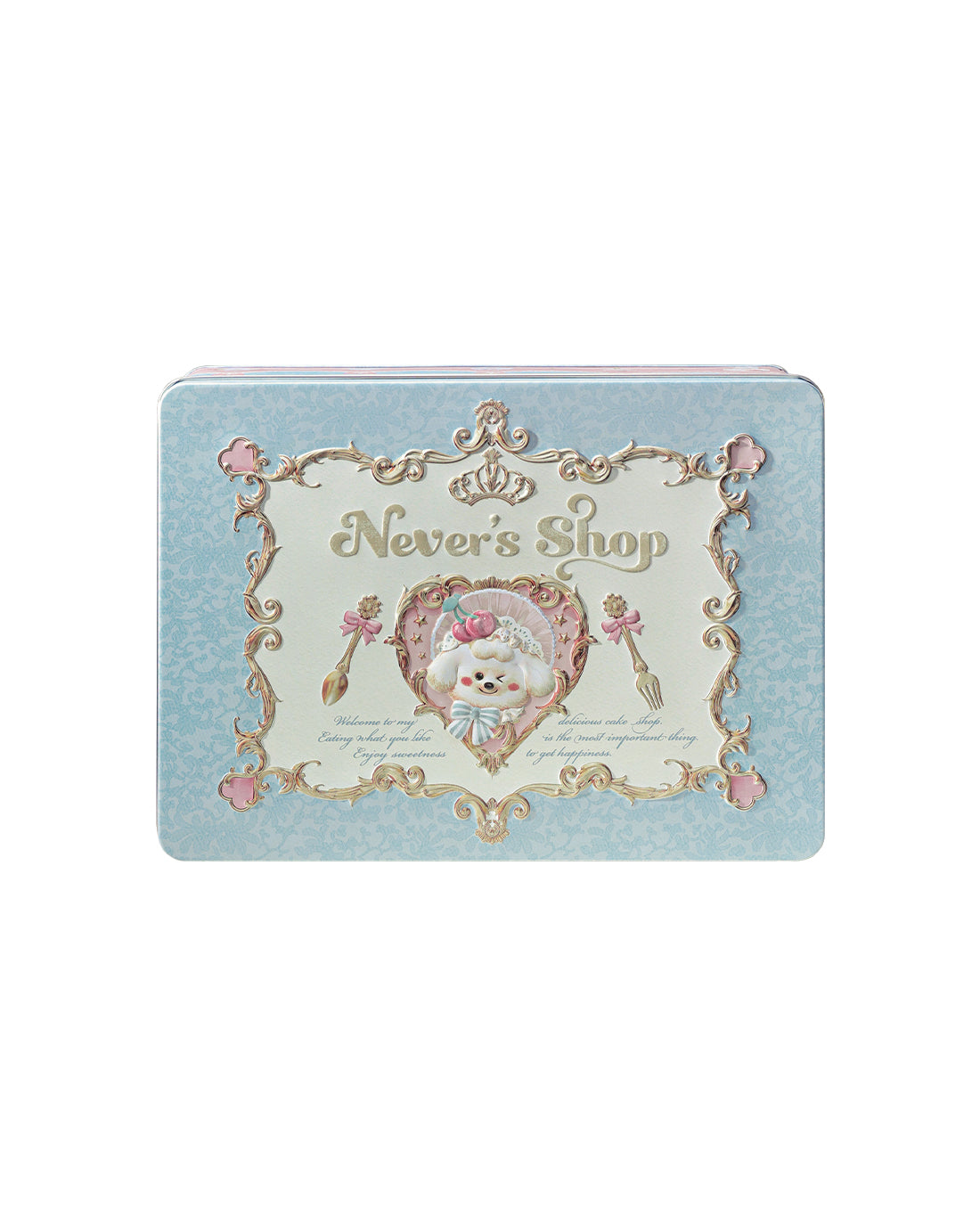 (Not For Sale) Puppy Love Glam Cookie Tin Box