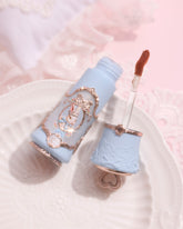 Bunny Garden Cloud Lip Cream with blue package and opened 