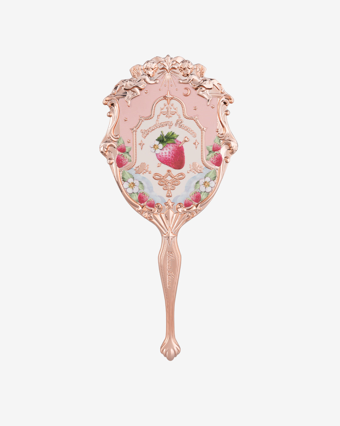 Strawberry Rococo Hand Mirror