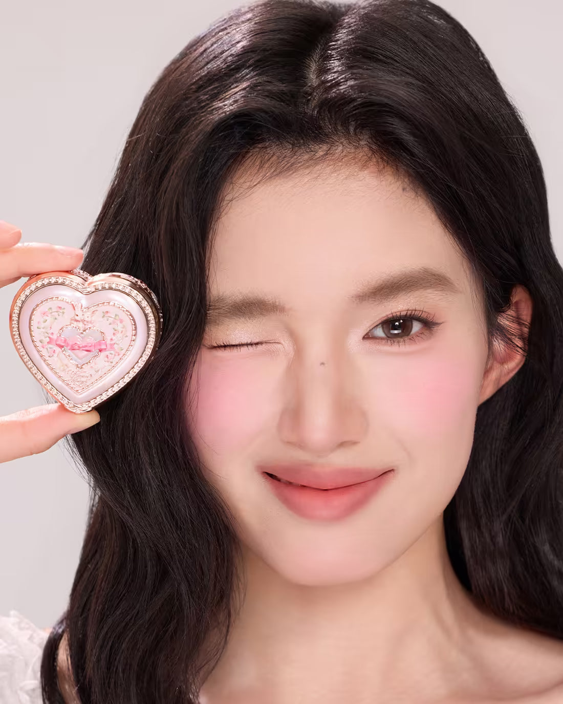 Bunny Garden Embossed Blush