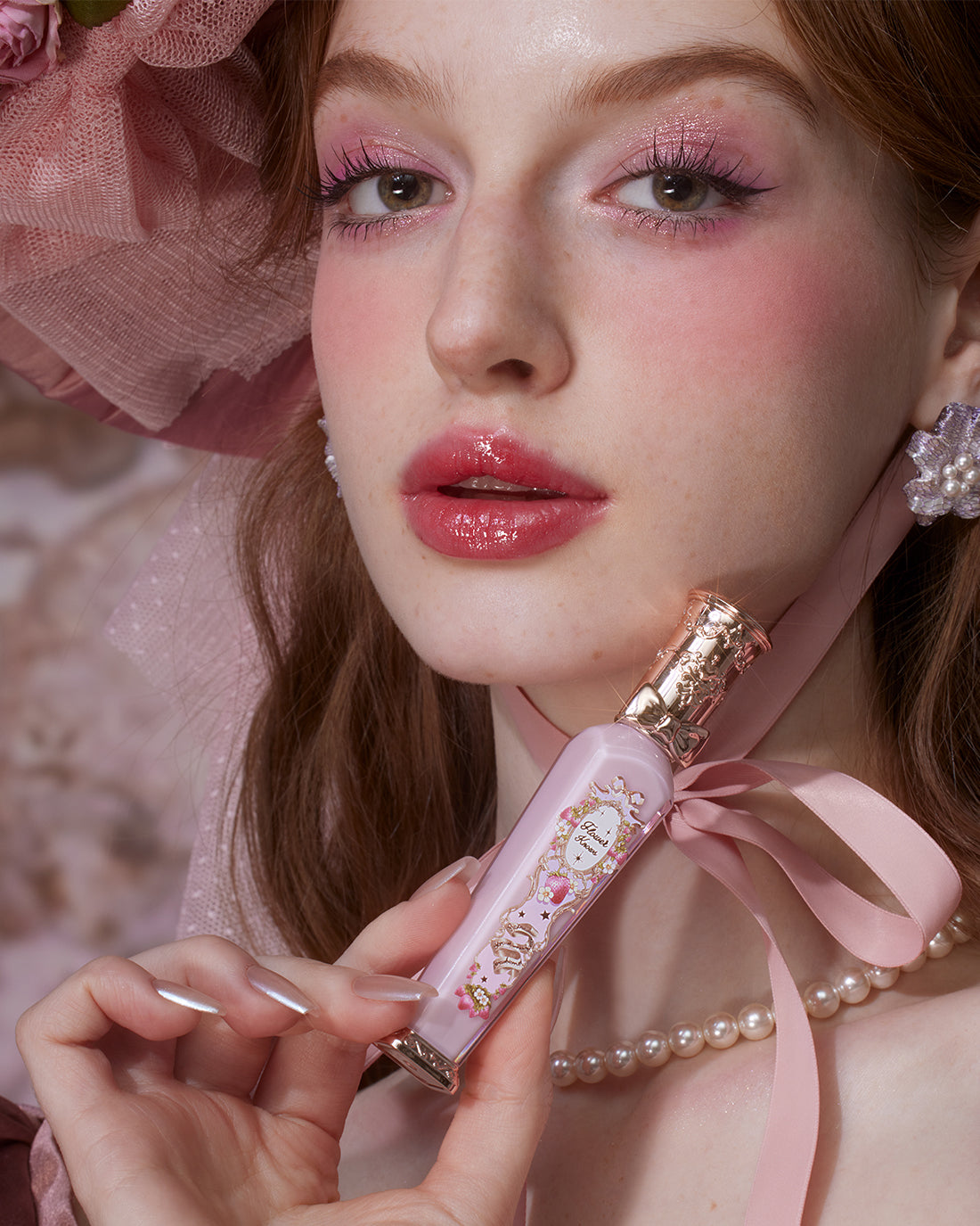 Violet Strawberry Rococo Glowy Lip Gloss - G02 Rasberry Booze