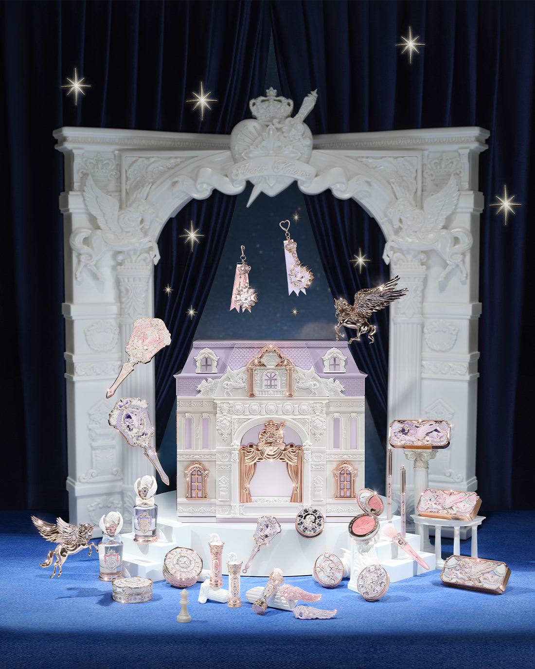 フラワーノーズ　ナイトユニコーンALLINオールインボックス Knight Unicorn Gift Set | Makeup Gift Set – Flower Knows