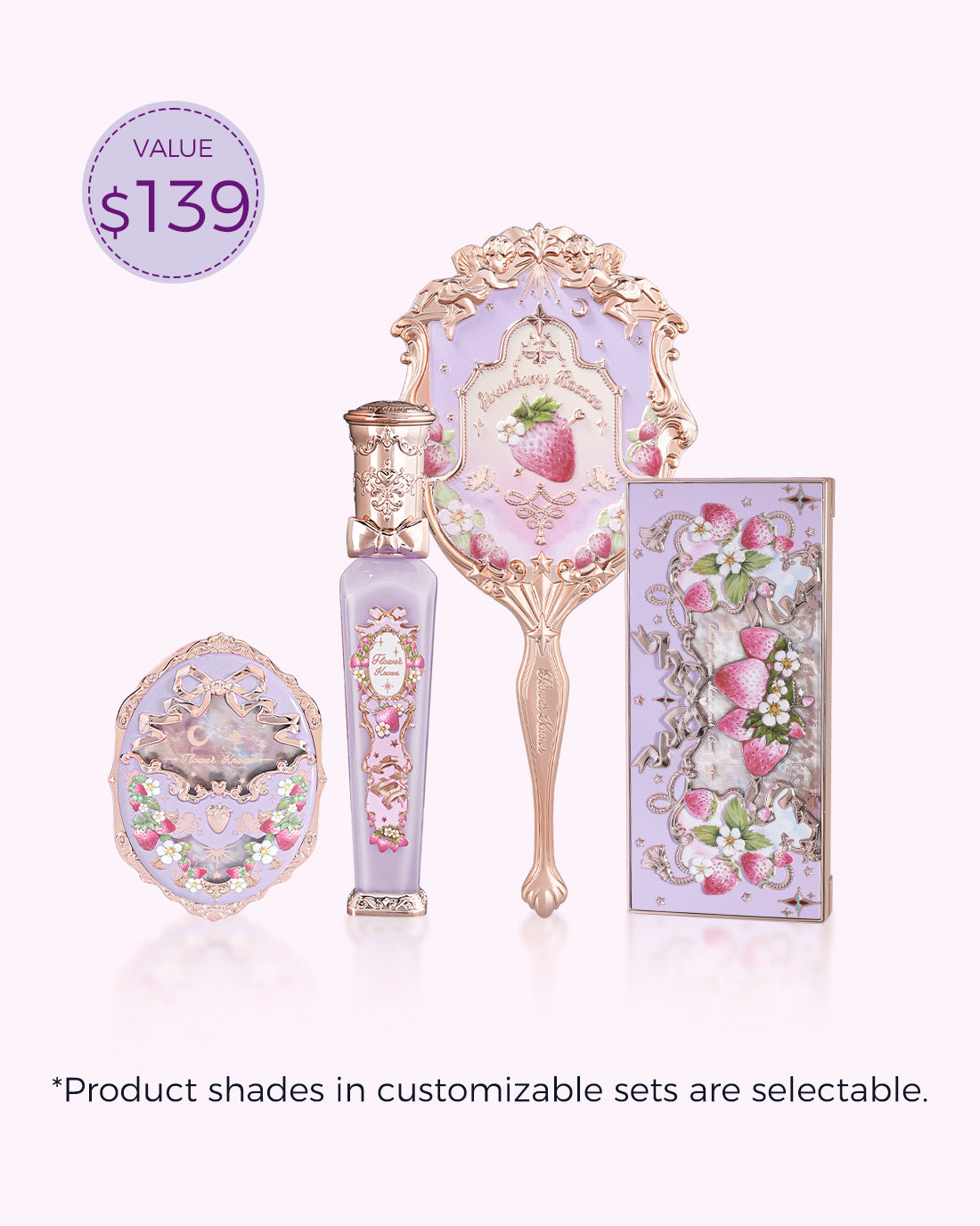 Violet Strawberry Rococo Essential Gift Set | Customize your own bundle