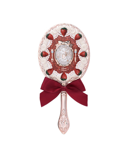 Strawberry Cupid Hand Mirror