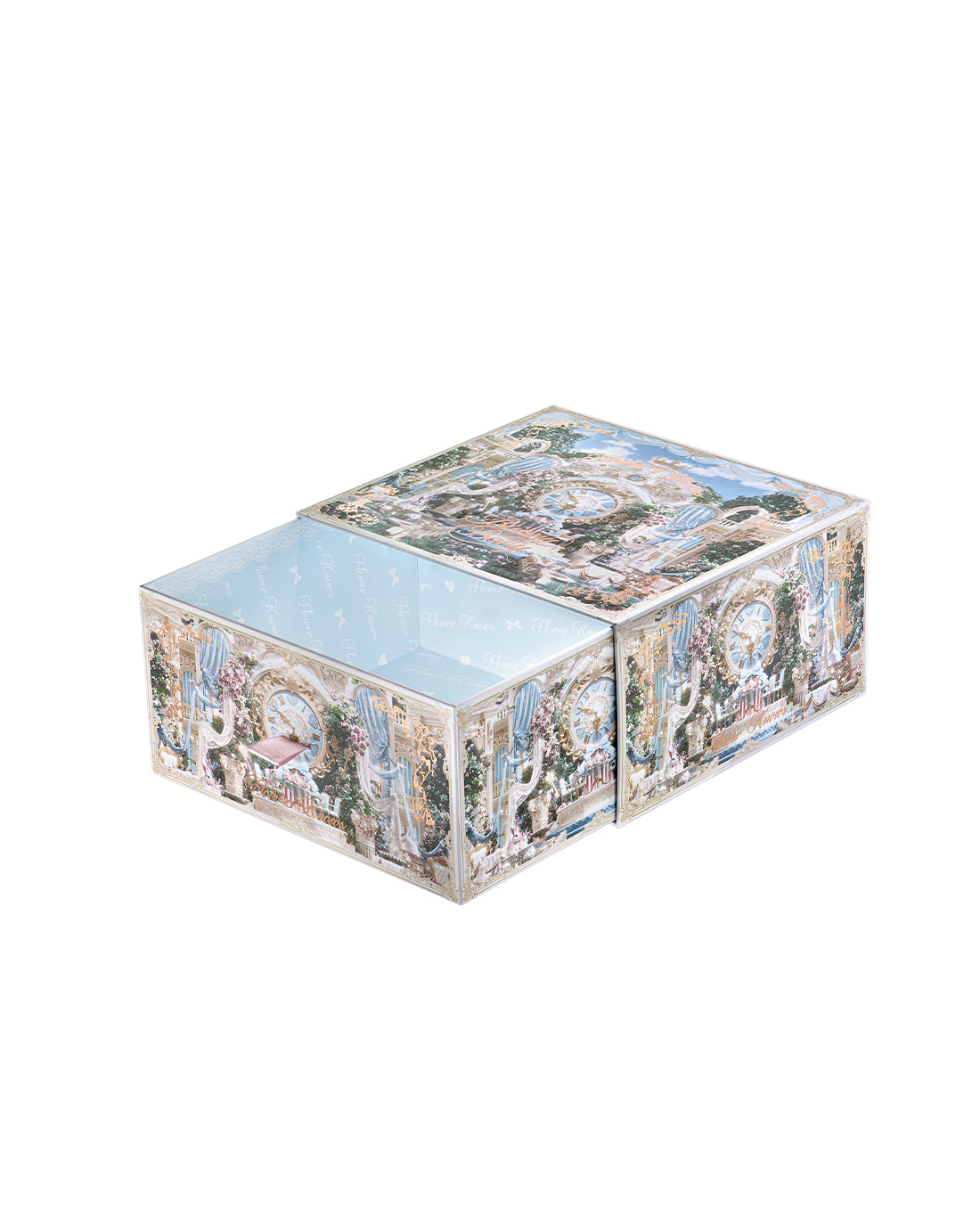 Bunny Garden Gift Wrapping Box - Empty