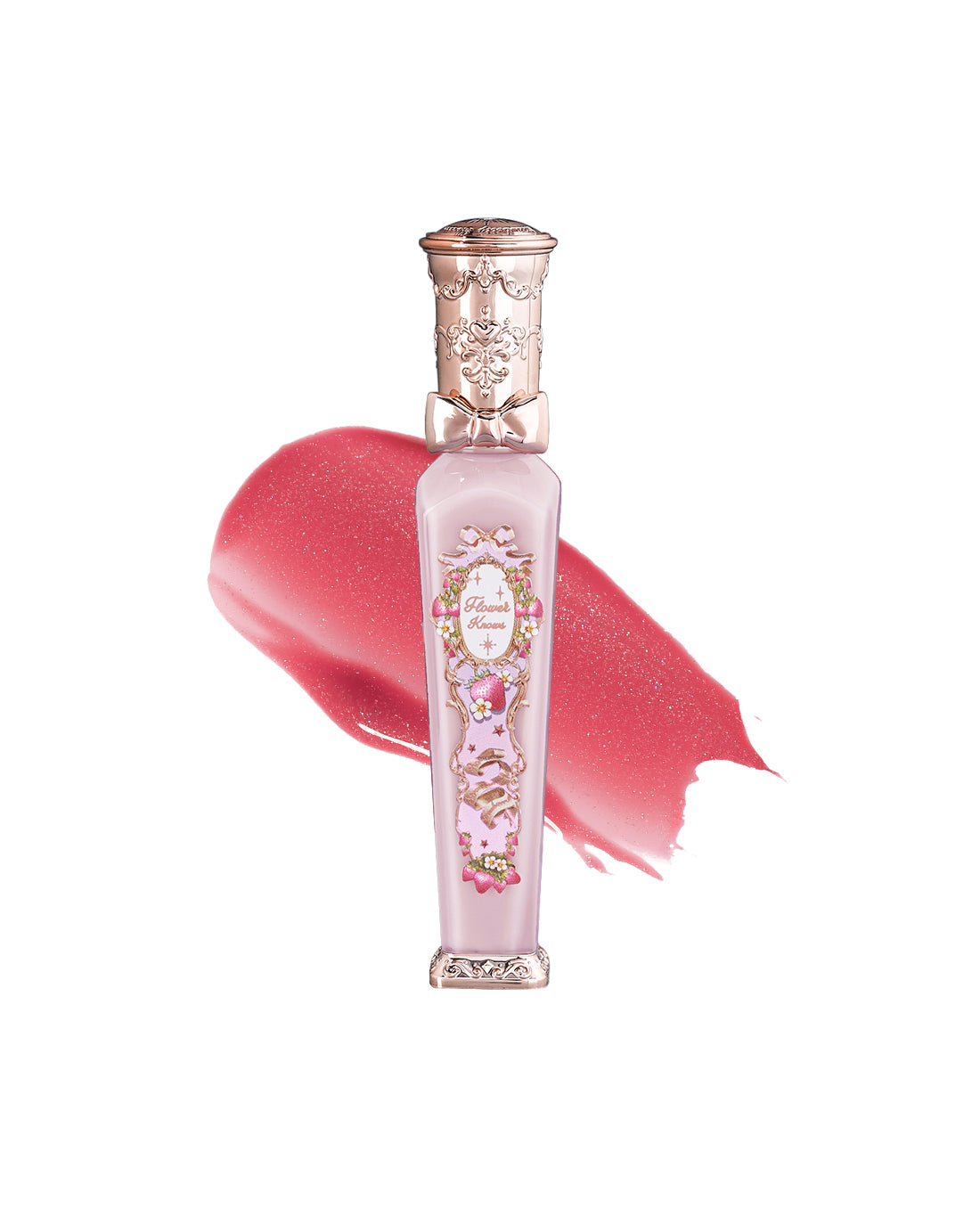 Violet Strawberry Rococo Glowy Lip Gloss Flower Knows