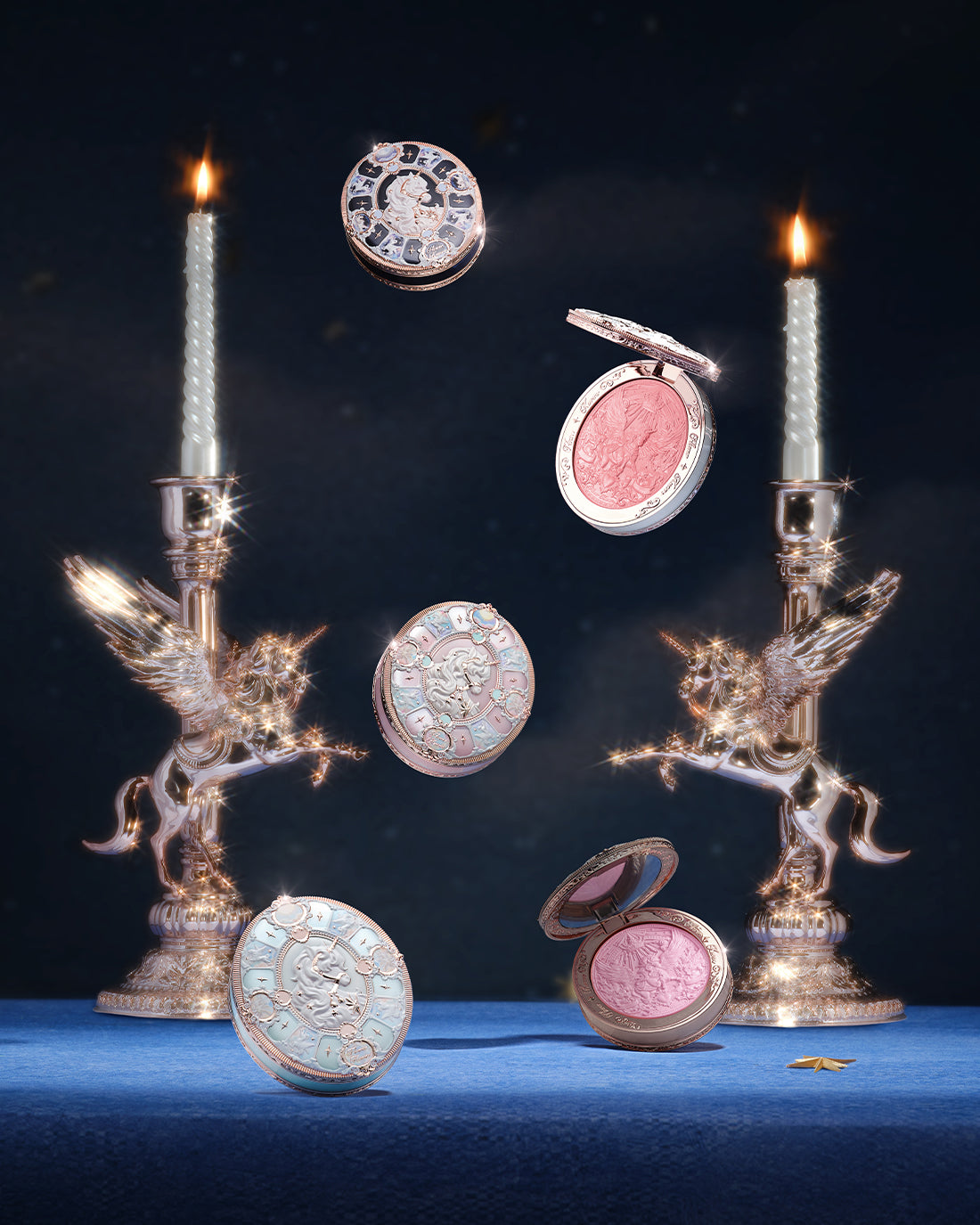 Knight Unicorn Satin Blush