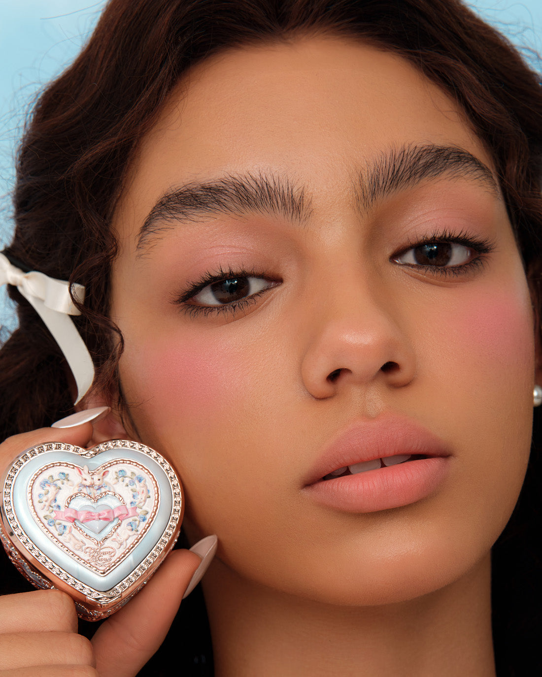 アクセサリー bazo1199 Blushing Bride Bunny Garden Embossed Blush – Flower Knows