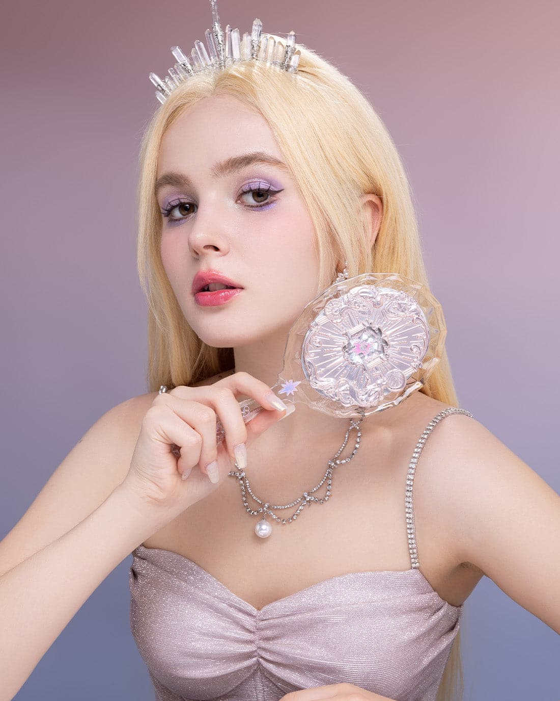 Mirror Mirror Mermaid Phone Grip - pink – Lunaliliputian