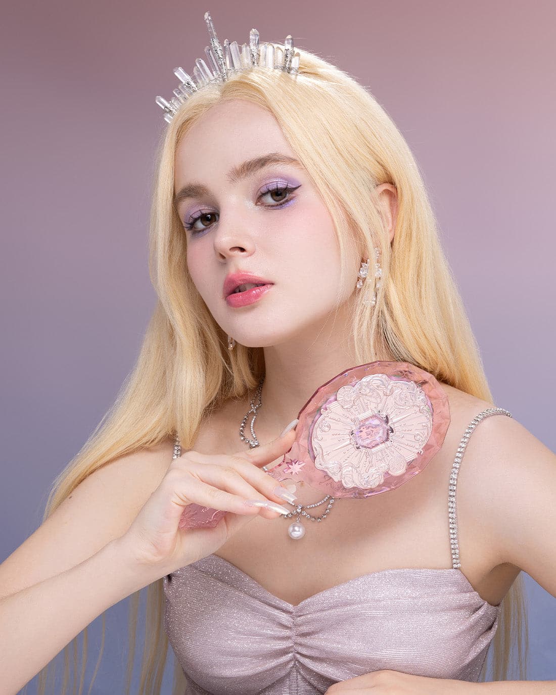 Mirror Mirror Mermaid Phone Grip - pink – Lunaliliputian