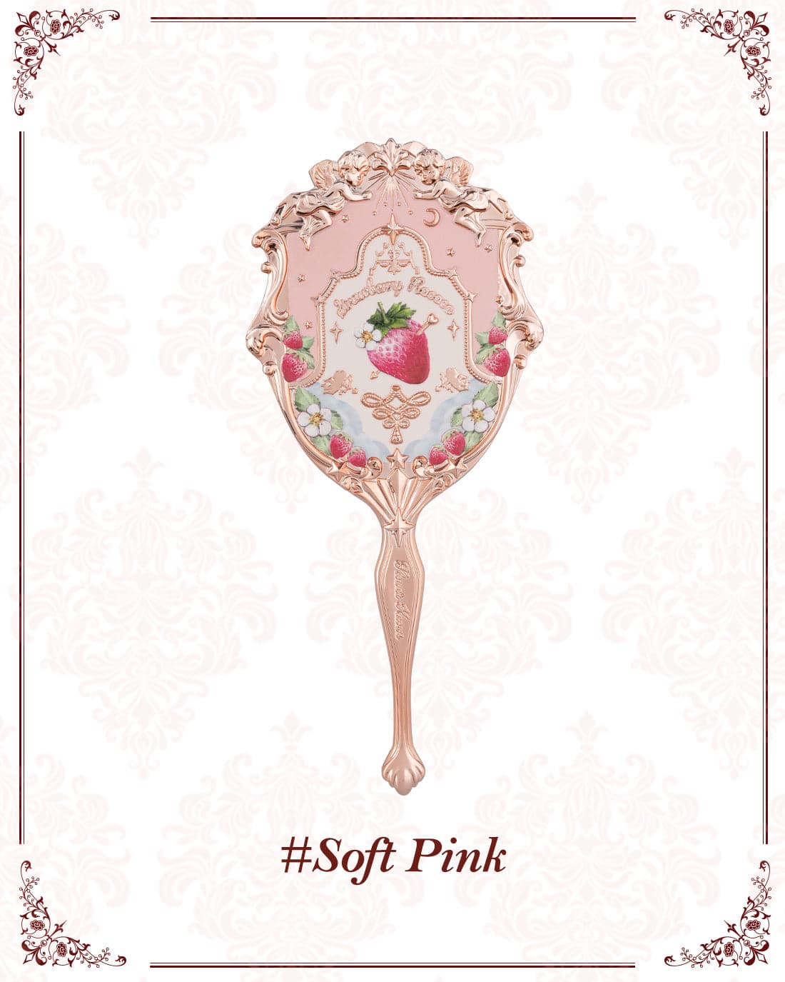 Strawberry Rococo Hand Mirror – Flower Knows